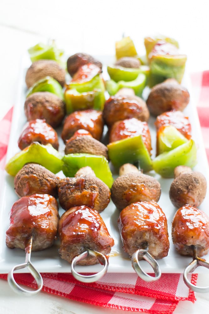 Oven Baked BBQ Sausage Kabobs Brooklyn Farm Girl