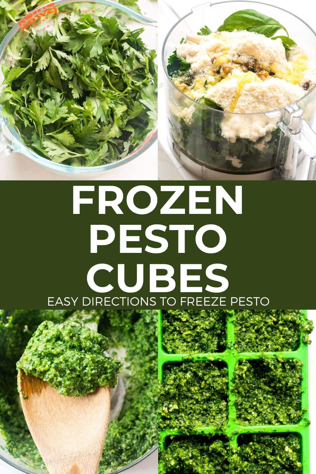 Frozen Pesto Cubes Brooklyn Farm Girl