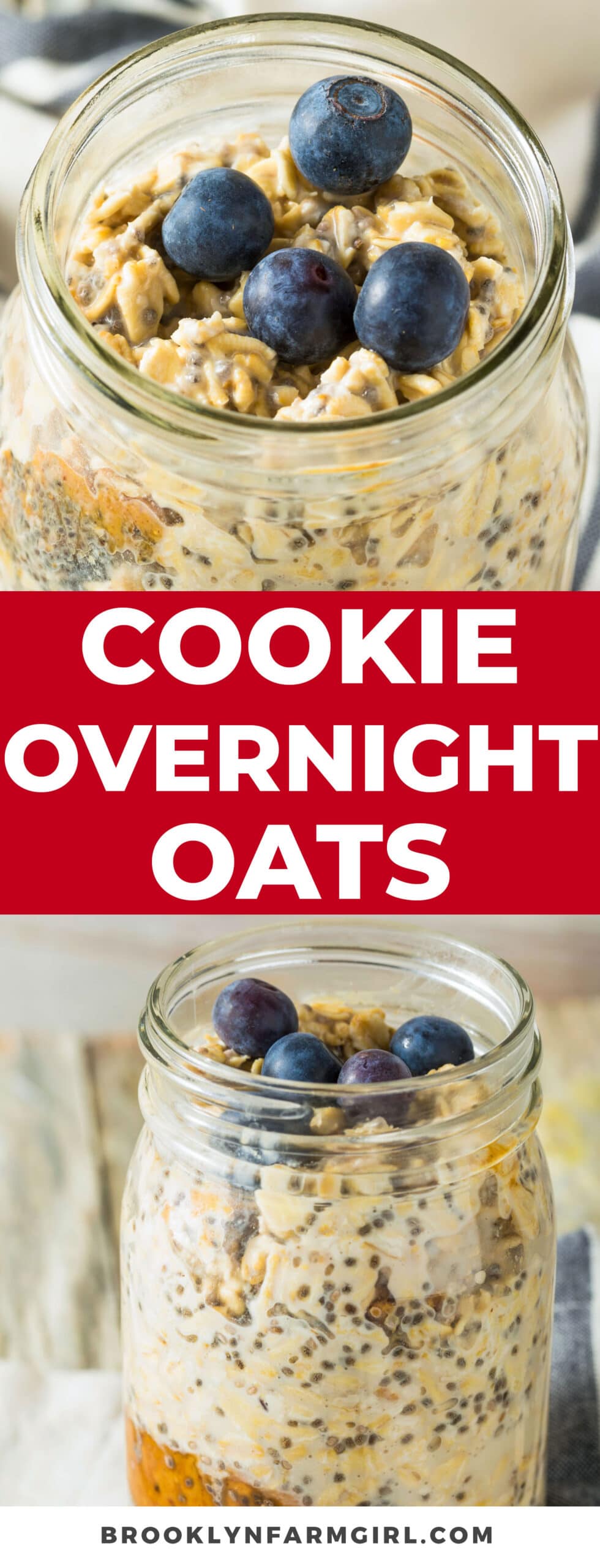 Cookie Dough Overnight Oats Brooklyn Farm Girl