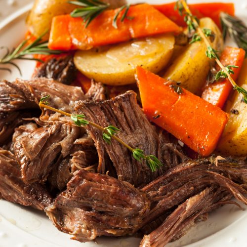 Slow Cooker Pot Roast - Brooklyn Farm Girl