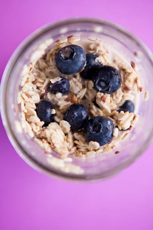Blueberry Overnight Oats - Healthy Breakfast Recipe