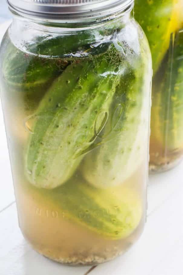 Half Sour Pickles Recipe