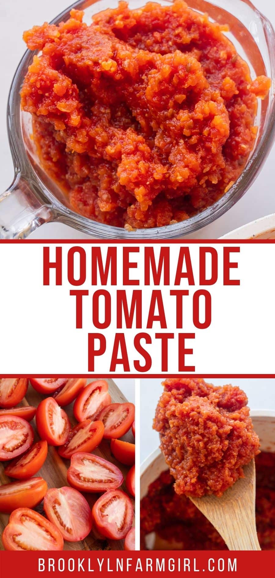 3Ingredient Tomato Paste with Fresh Tomatoes Brooklyn Farm Girl