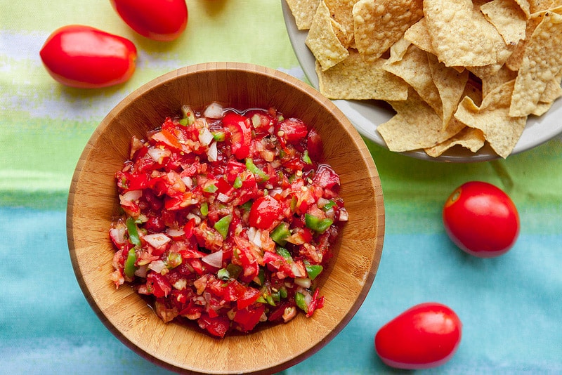 Fresh Tomato Salsa Easy Homemade Salsa Recipe