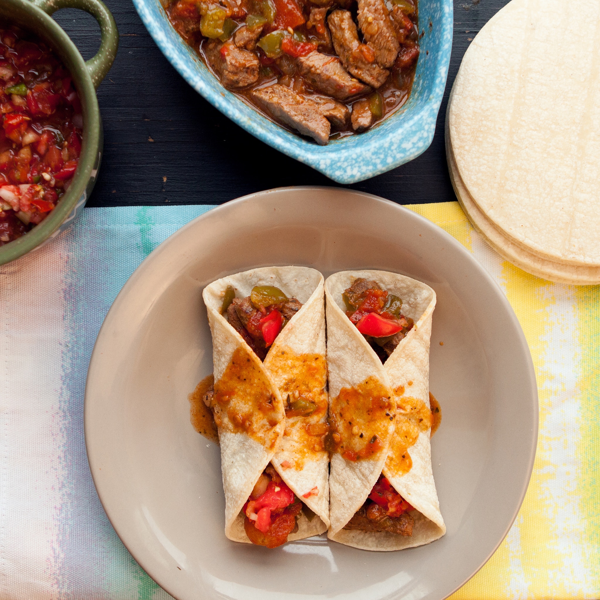 Slow Cooker Pepper Steak Tacos Easy Recipe Ready in 4 Hours