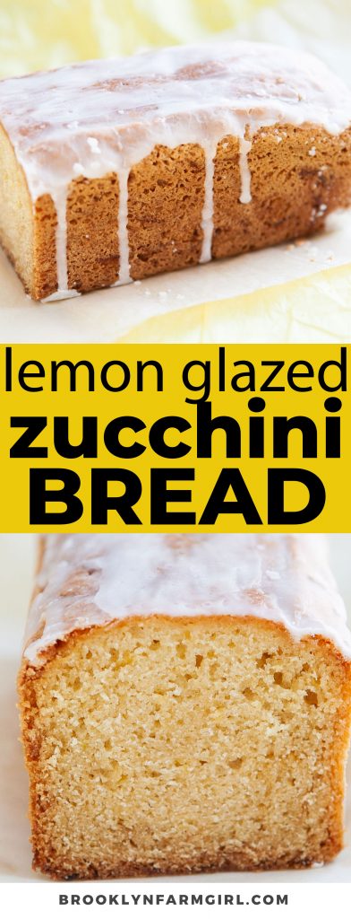 Learn how to make the BEST Glazed Zucchini Bread! Dressed in a sweet and citrusy lemon glaze, this ultra-moist and flavorful quick bread is delicious for breakfast, lunch, or dessert.