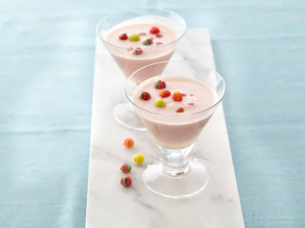 Recipe for delicious Fizzy Vodka with Trix Cereal. For adults only! 