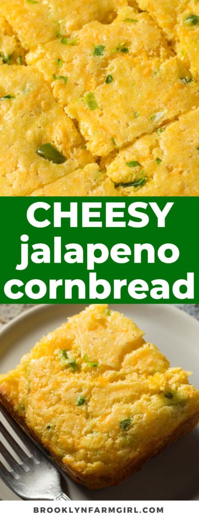 This cheesy jalapeño cornbread recipe will melt into your mouth! Buttermilk cornbread with jalapenos is especially soft and moist with a little kick of spice! It’s the perfect side dish for all your tex mex meals!