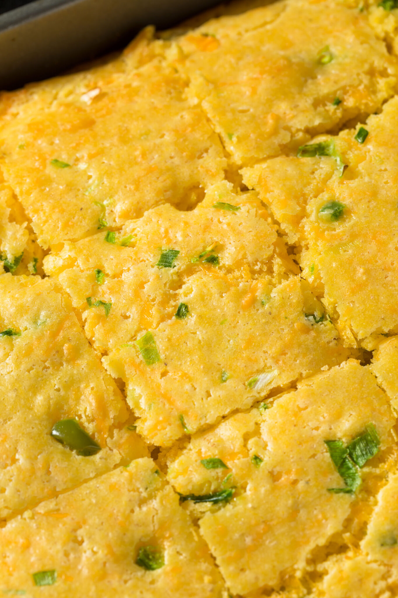 Baked Moist & Tender Cheddar-Jalapeño Cornbread - Brooklyn Farm Girl