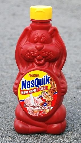 Nesquik milk bottle