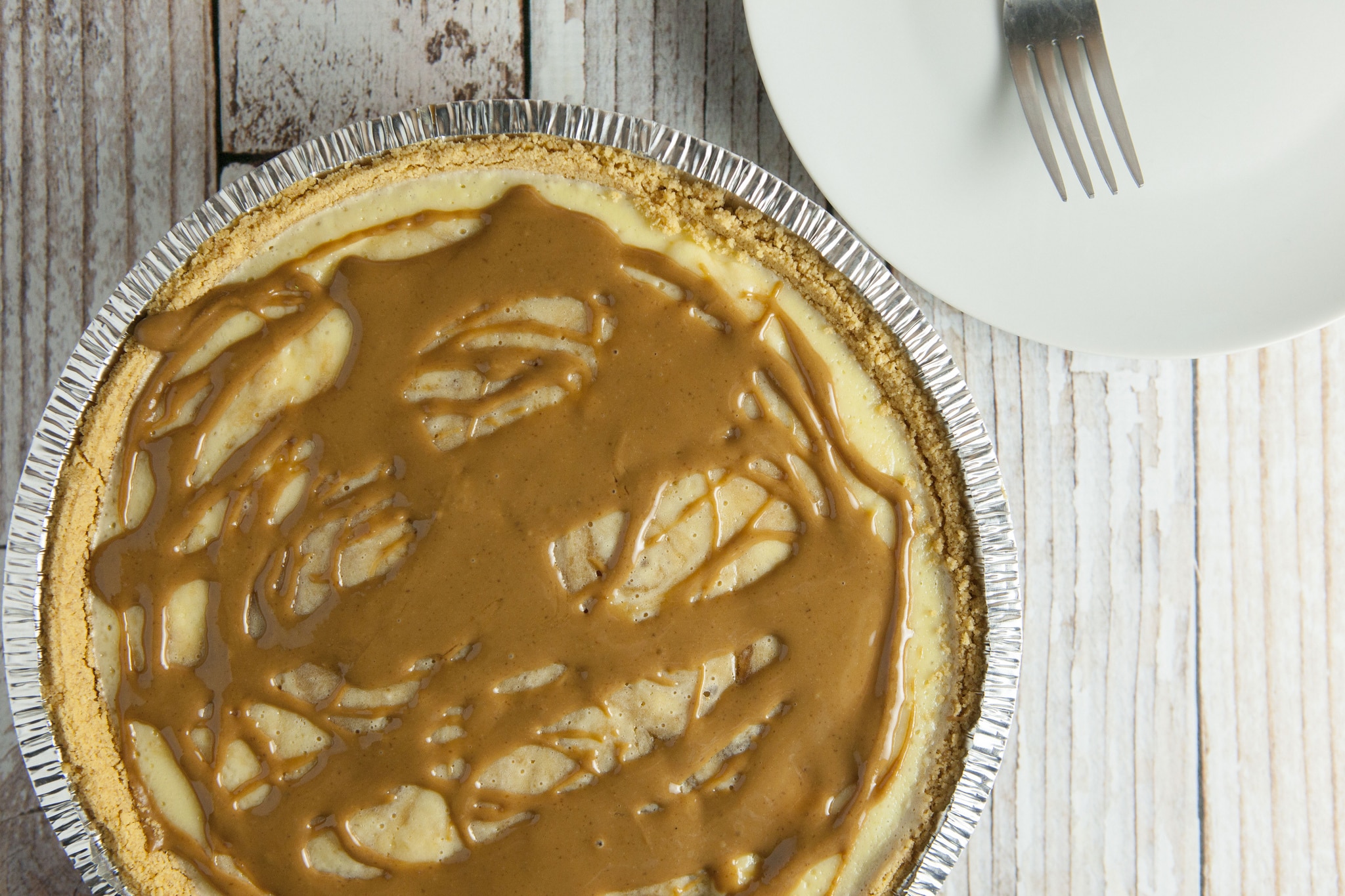 Easy to make Cookie Butter Cheesecake recipe that only requires 8 ounces of cream cheese!