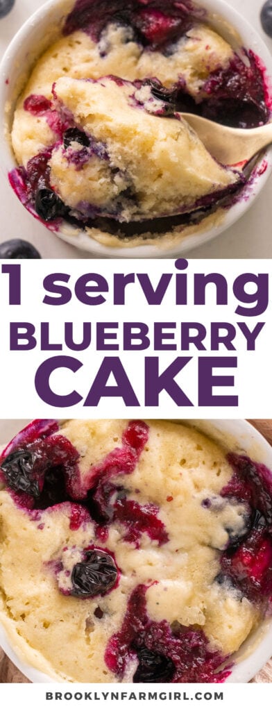 Cure your sweet tooth cravings with this single-serving Blueberry Mug Cake. In less than 2 minutes in the microwave, you’ll have a mini blueberry sponge cake that’s just as delicious, moist, and fluffy as the real thing. Perfect for breakfast, snacks, and dessert. 