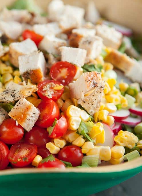 Chopped Mexican Chicken Salad Healthy Salad Recipe