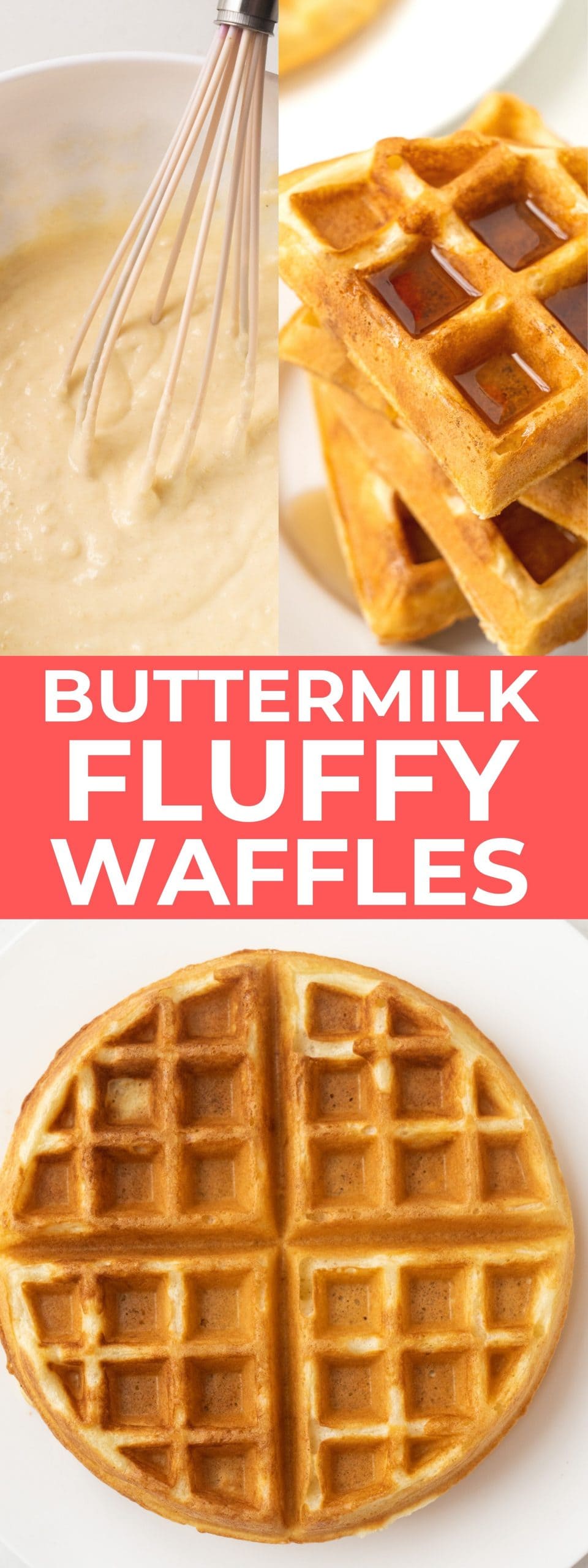 Fluffy Buttermilk Waffles - Brooklyn Farm Girl