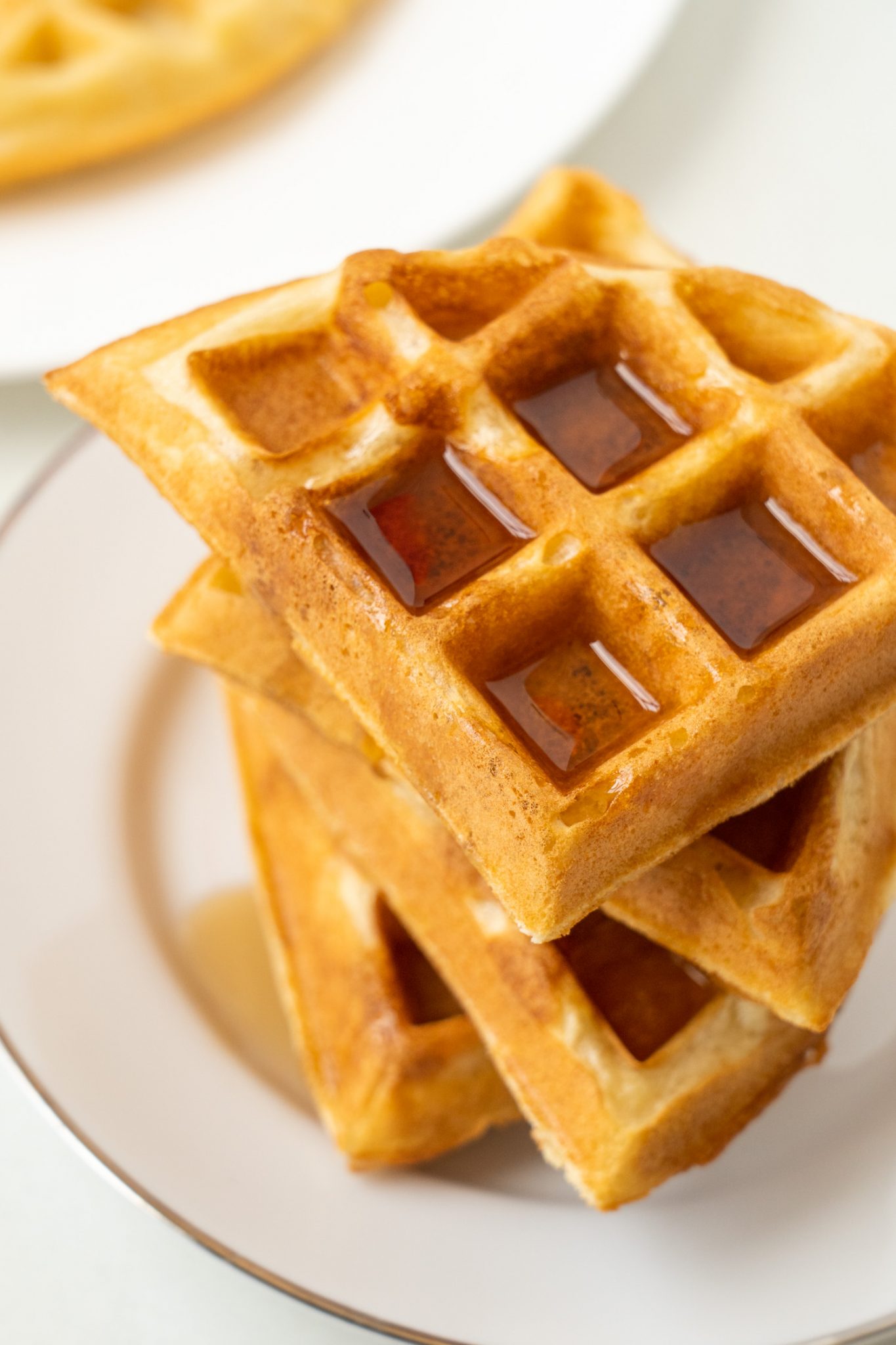Fluffy Buttermilk Waffles - Brooklyn Farm Girl