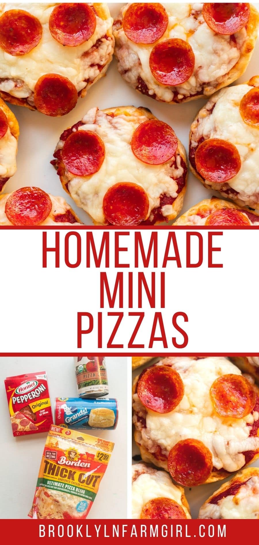 Mini Pizzas - Brooklyn Farm Girl