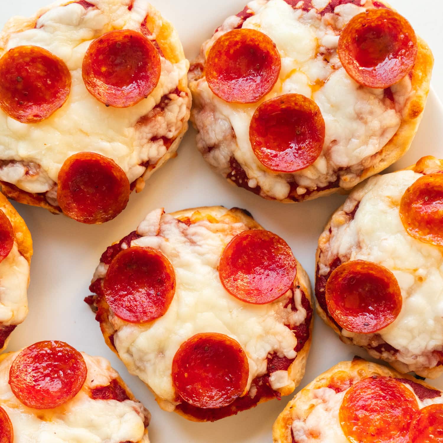 Pepperoni and Veggie Mini Pizzas