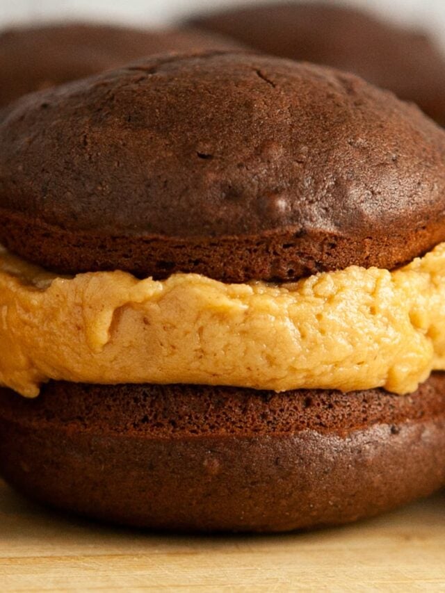 Chocolate Peanut Butter Whoopie Pies Brooklyn Farm Girl