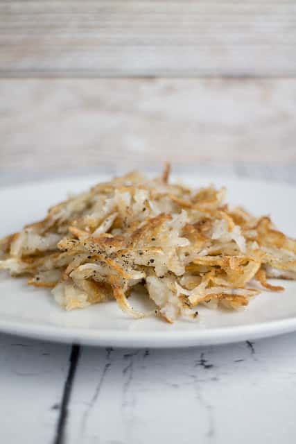 Easy to make delicious Crispy Hash Browns! Perfect for breakfast and dinner!