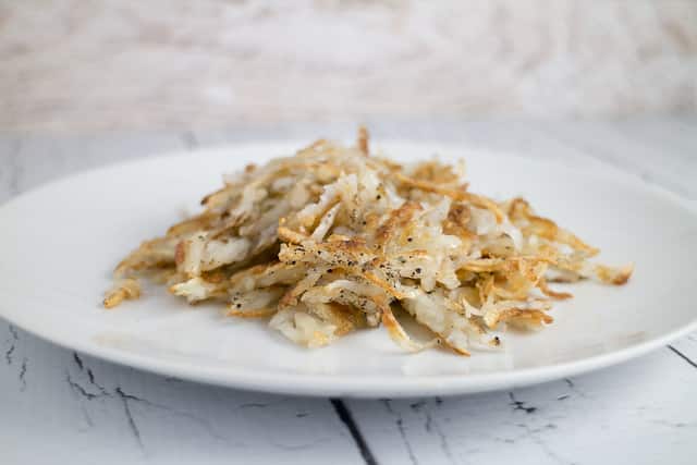 Easy to make delicious Crispy Hash Browns! Perfect for breakfast and dinner!