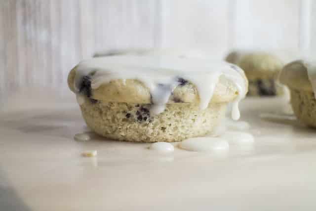 Blueberry Lemon Glazed Muffin Top Donuts_1