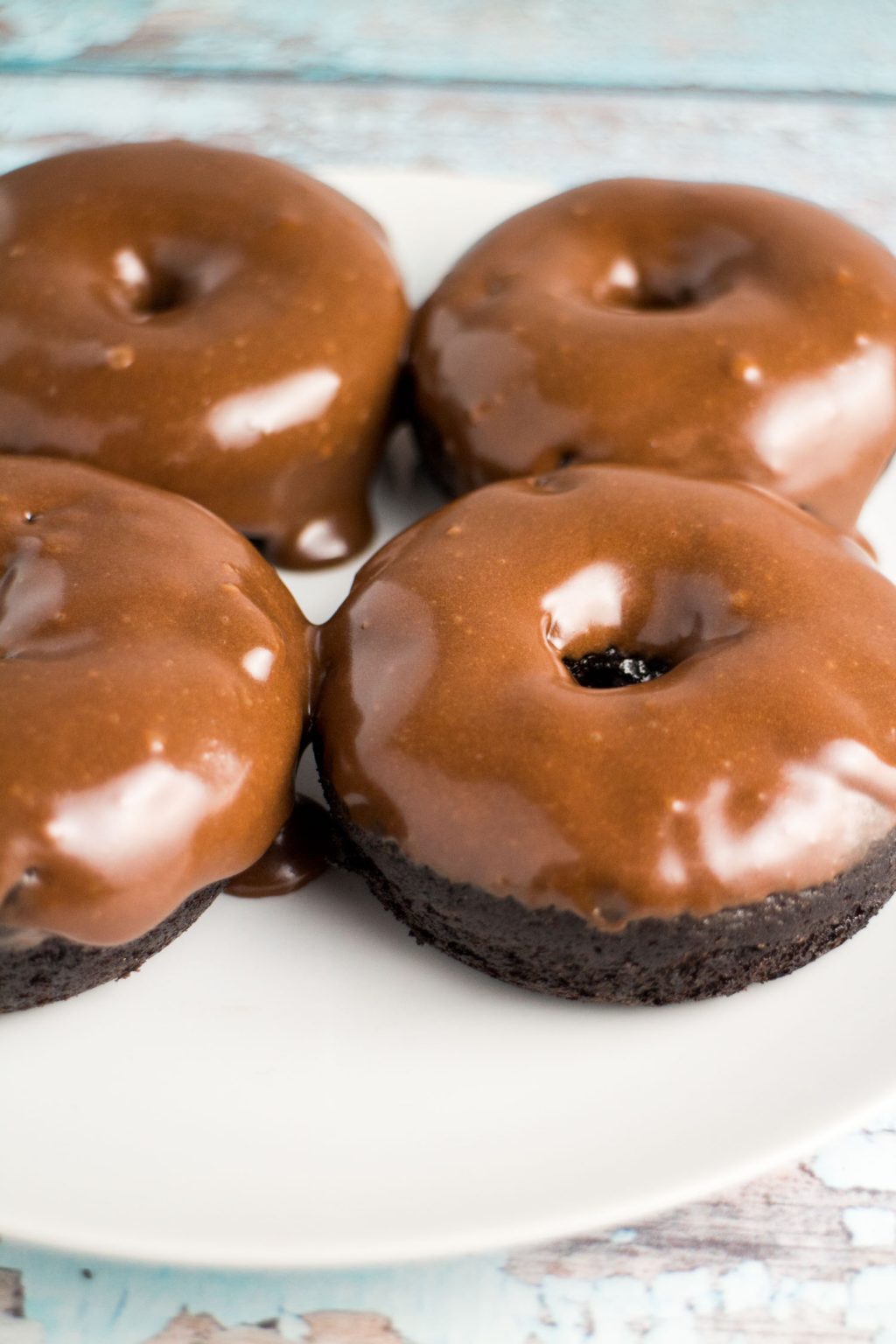 Mind Blowing Baked Vegan Chocolate Donuts with Chocolate Frosting