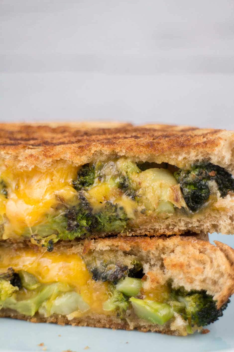 Broccoli Grilled Cheese Sandwich Brooklyn Farm Girl