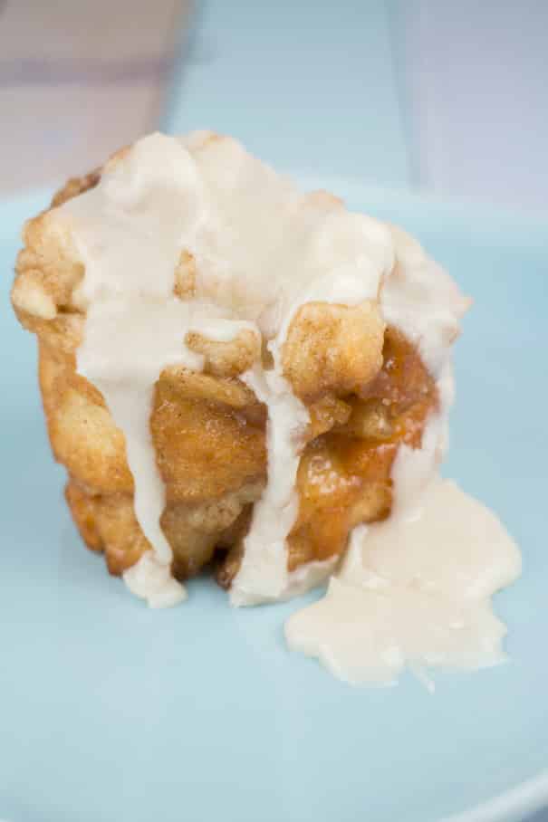 Easy Cinnamon Rolls recipe ready in 12 minutes! Use refrigerated biscuits to make homemade Cinnamon Rolls with a powdered sugar icing that your kids will fall in love with!  These Cinnamon Rolls are quick and delicious - perfect for Saturday morning breakfast.