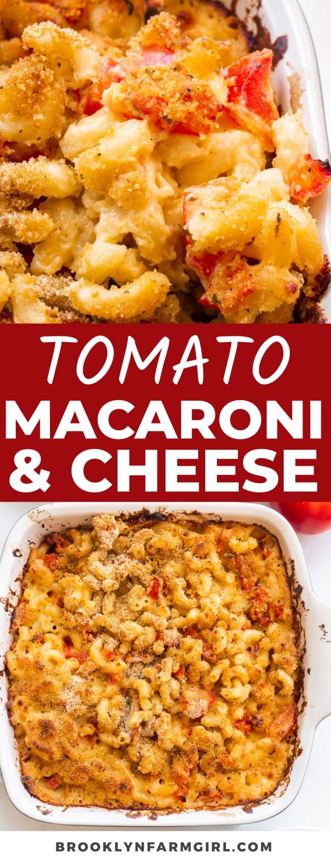 Tomato Macaroni and Cheese - Brooklyn Farm Girl