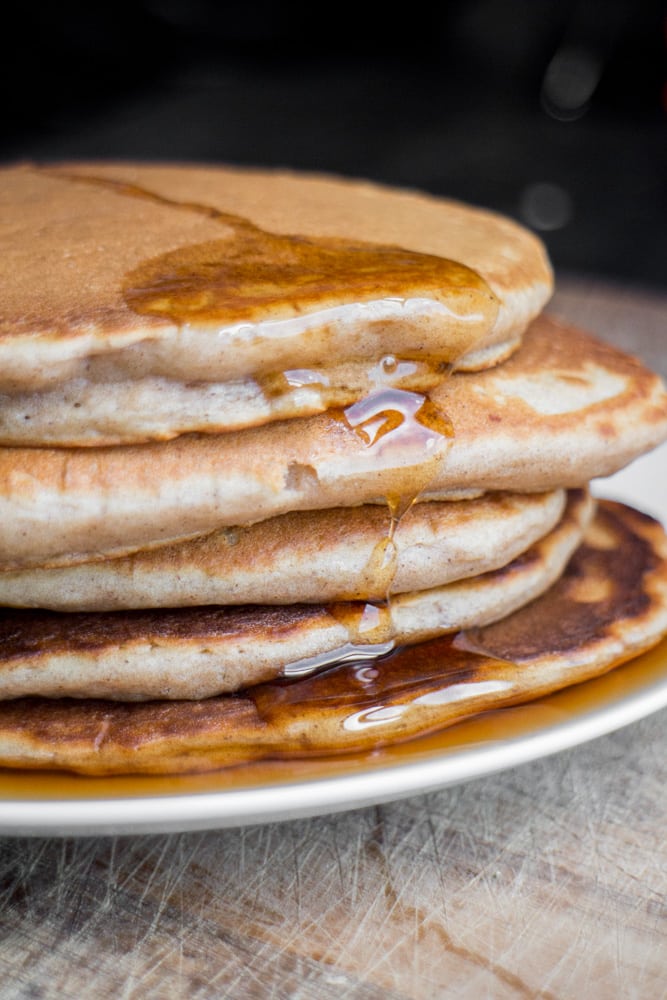 Pancakes without store butter