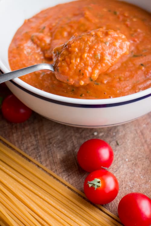 Oven Roasted Cherry Tomato Sauce With A Kick_4