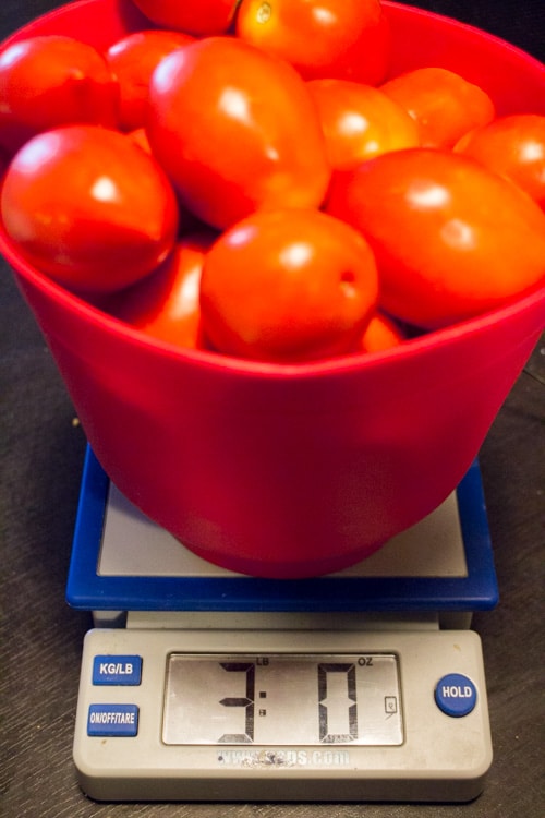 Easy step by step instructions with pictures on how to make diced tomatoes from fresh tomatoes. Steps walk you through the beginning all the way up to freezing them. 
