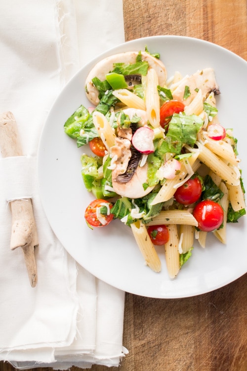 Summer Fresh Pasta Salad - Brooklyn Farm Girl