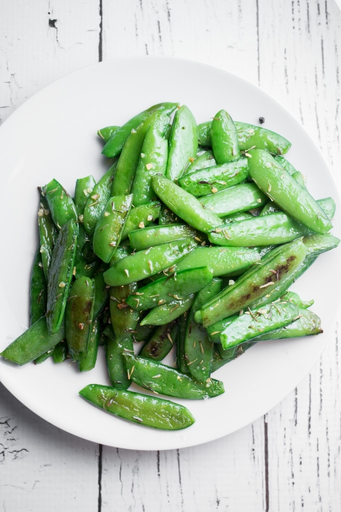 Baked Sugar Snap Peas | 15 Scrumptious Baked Vegetables Recipes