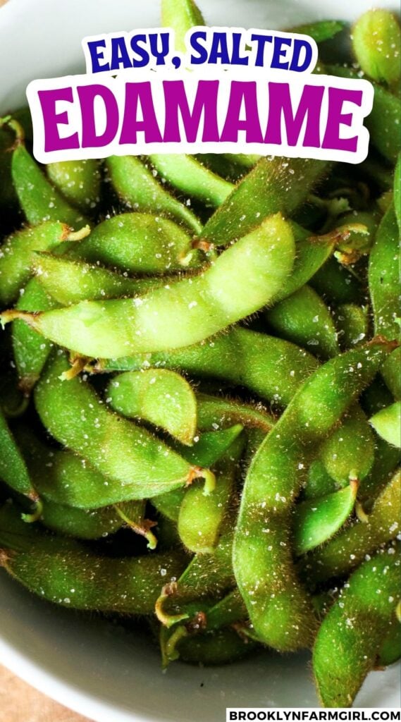 Make easy salted edamame at home in minutes! This quick, salty snack tastes just like restaurant edamame and uses only edamame pods, water, and sea salt. Perfect for snacking or serving with dinner.
