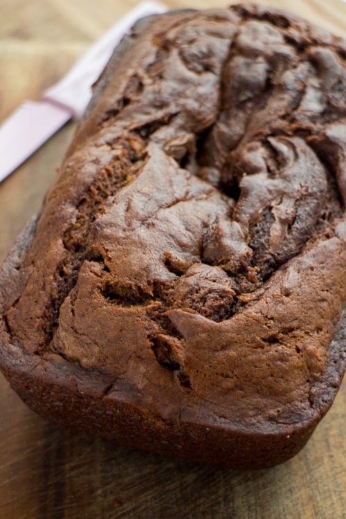 Nutella Banana Bread - Brooklyn Farm Girl