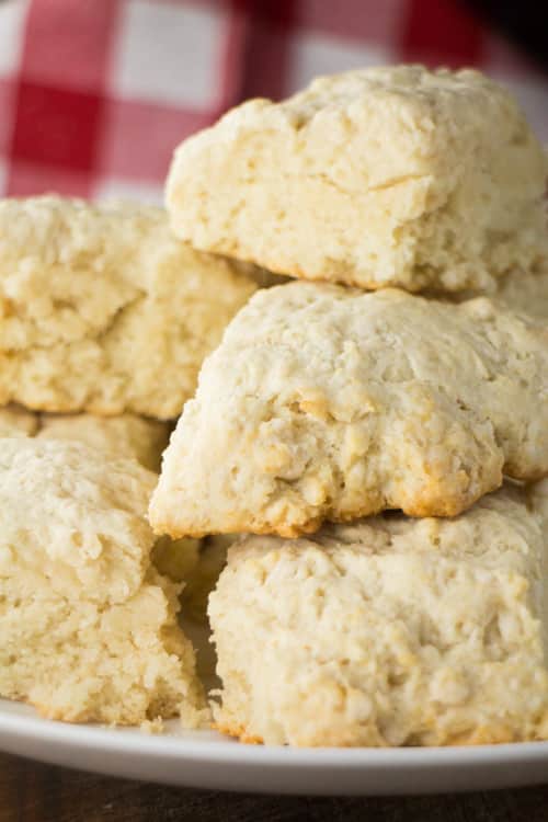 Copycat KFC Southern Style Flaky Biscuits recipe. These are the perfect buttery biscuits to serve with soup!