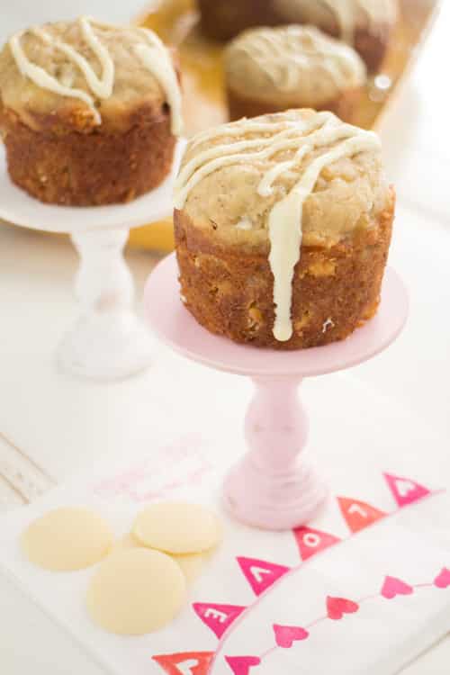Muffins on Cupcake Pedestal 