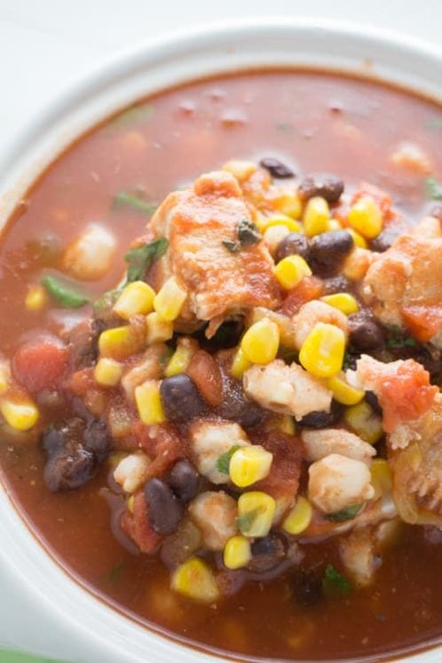 Easy Chicken Tortilla Soup - Creamy Authentic Recipe!