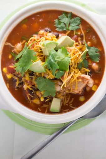 Easy Chicken Tortilla Soup - Creamy Authentic Recipe!