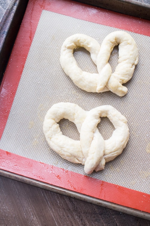 how to form pretzel dough