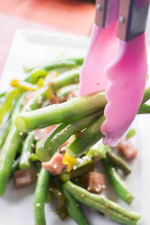 You'll love this 15 minute Chinese Buffet Green Beans With Ham recipe, it's just like the Chinese restaurant! 