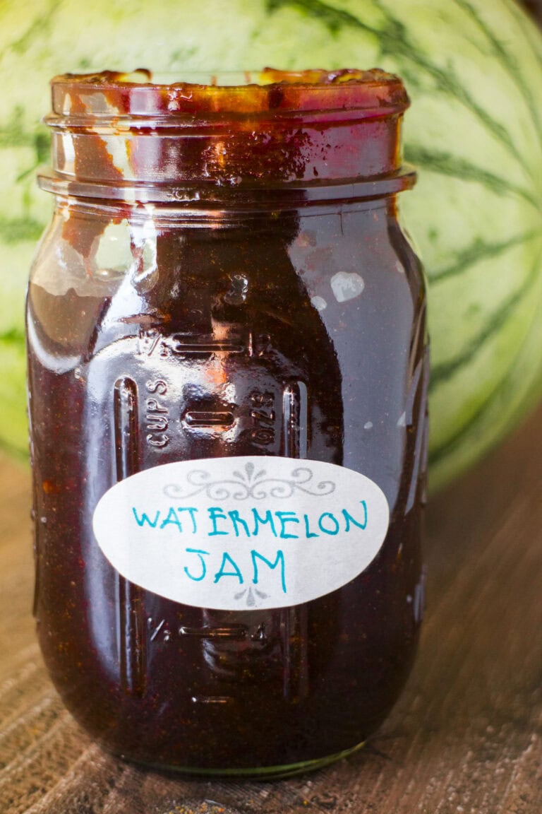 Homemade Watermelon Jam - Brooklyn Farm Girl