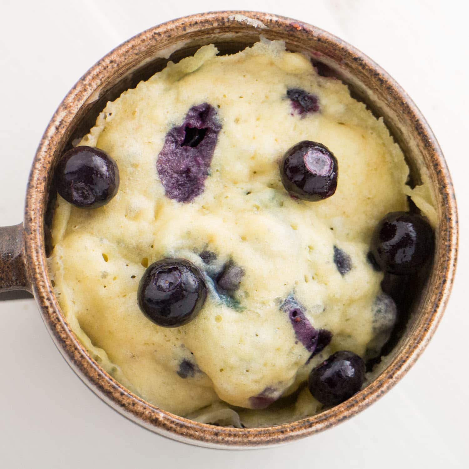 Blueberry Sponge Mug Cake Brooklyn Farm Girl