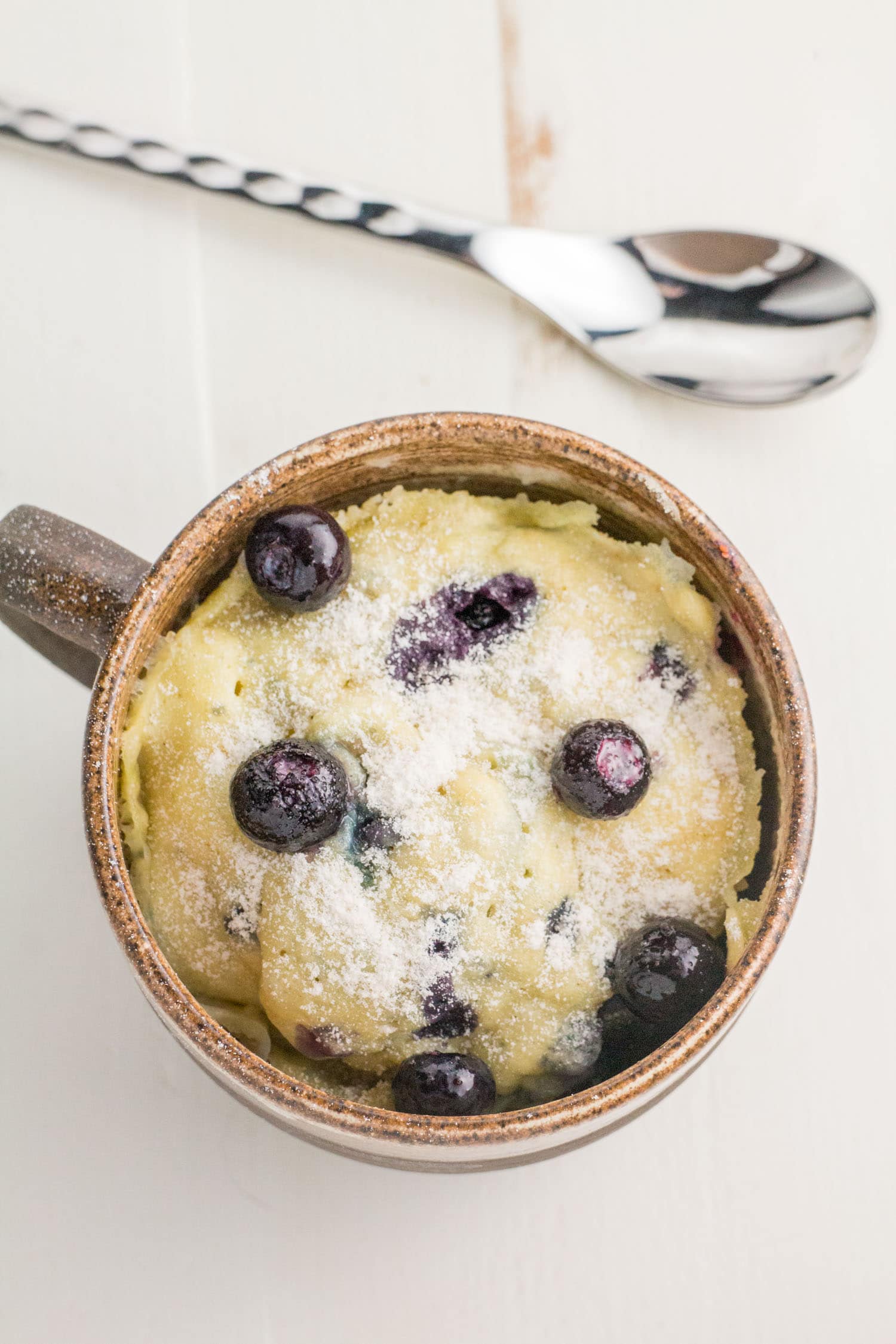 Blueberry Sponge Mug Cake Brooklyn Farm Girl