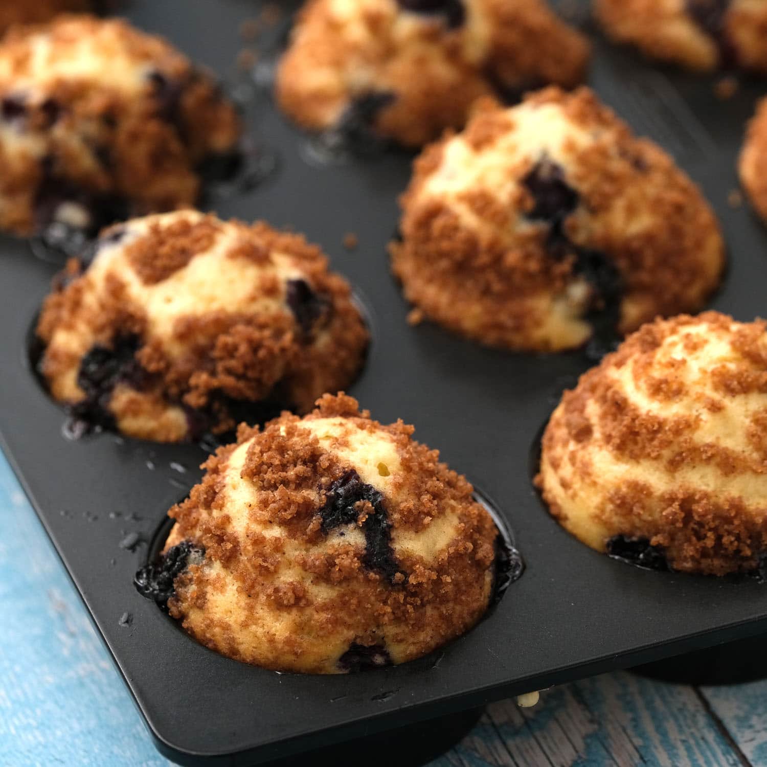 Easy Mini Blueberry Muffins - Brooklyn Farm