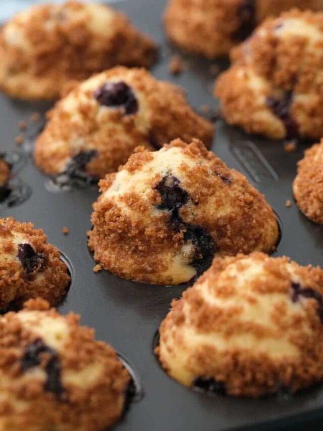 The BEST Mini Blueberry Muffin Recipe Brooklyn Farm Girl