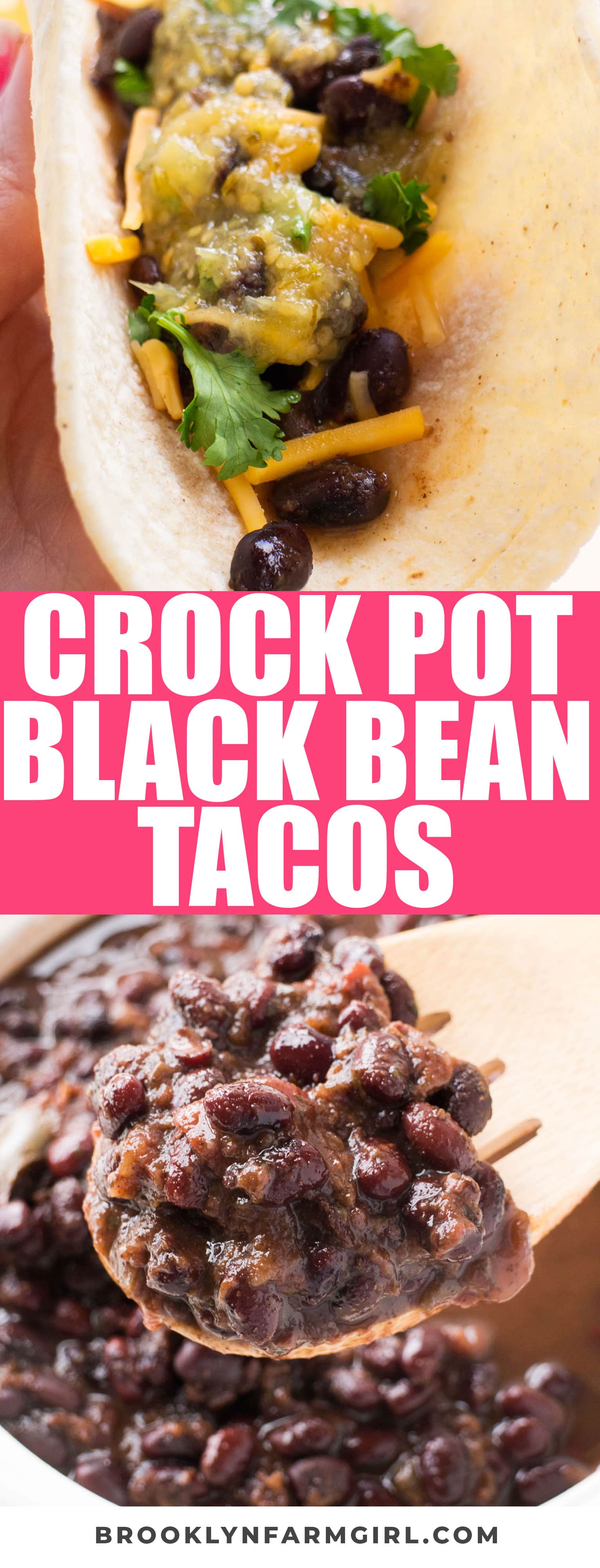 Slow Cooker Black Beans (for tacos) Brooklyn Farm Girl