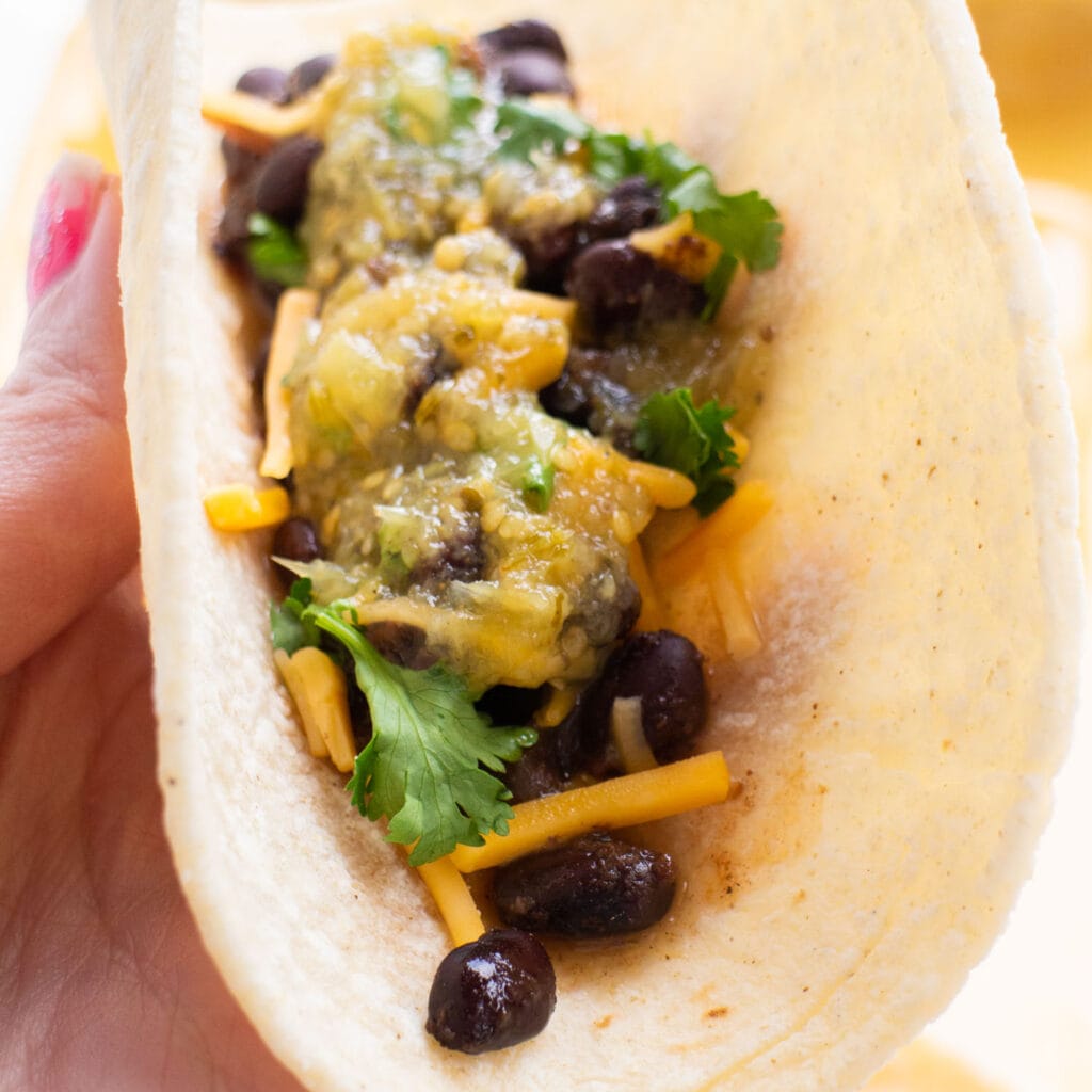 Slow Cooker Black Beans (for tacos) Brooklyn Farm Girl