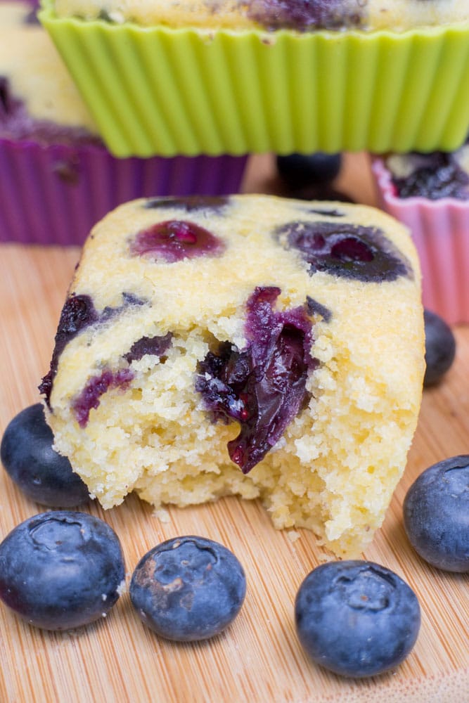 Delicious blueberry cornbread muffins that are baked in 30 minutes in a solar stove, no electricity needed!